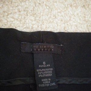 Limited size 6 black dress pants